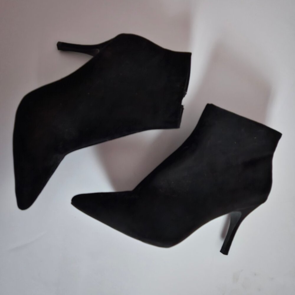 Black Stiletto Boots Size 8